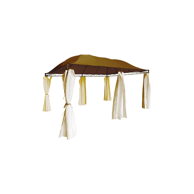 foto del prodotto gazebo acciaio barbados 3x4mt