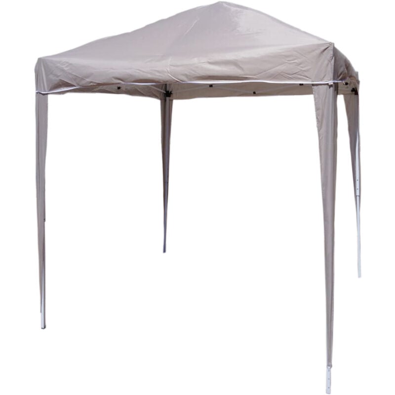 foto del prodotto gazebo astone 2x2m pieghevole beige e bianco