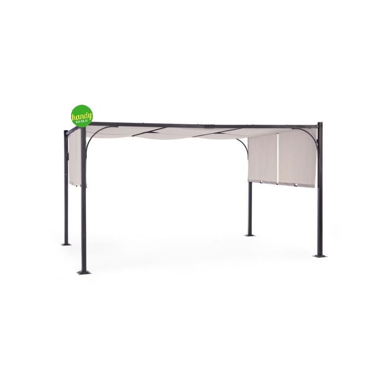foto del prodotto gazebo bizzotto slide 3 x 4 m antracite/grigio