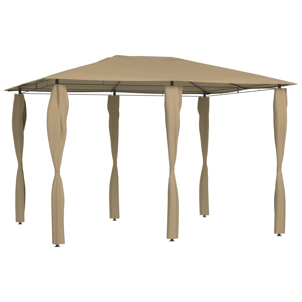 foto del prodotto gazebo con montanti rivestiti 3x4x2,6 m talpa 160 g m 