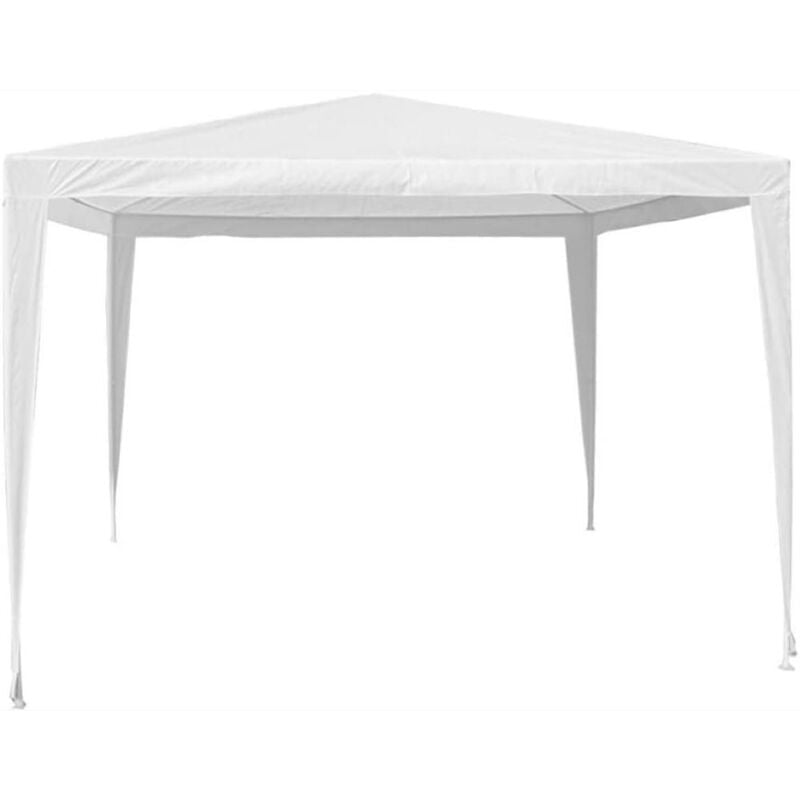 foto del prodotto gazebo con telo in pe 105 gr mq da 2x3 metri bianco da giardino per banchetti