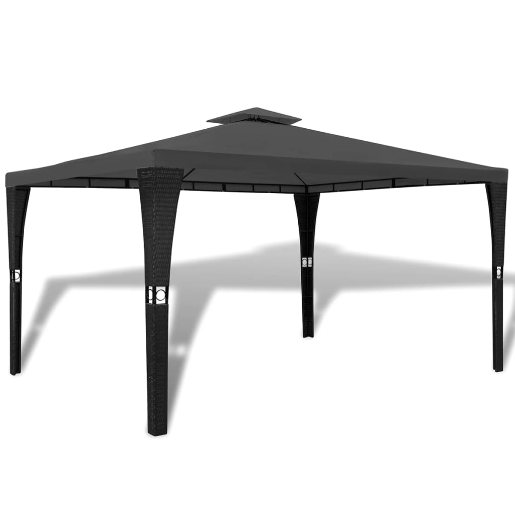 foto del prodotto gazebo con tetto 3x4 m grigio scuro
