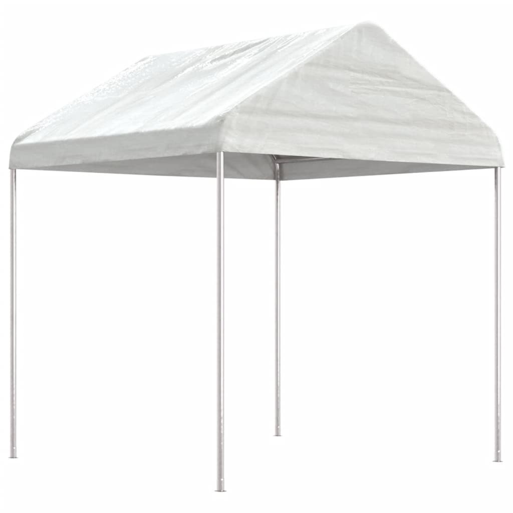 foto del prodotto gazebo con tetto bianco 2,28x2,23x2,69 m in polietilenecod mxl 121330
