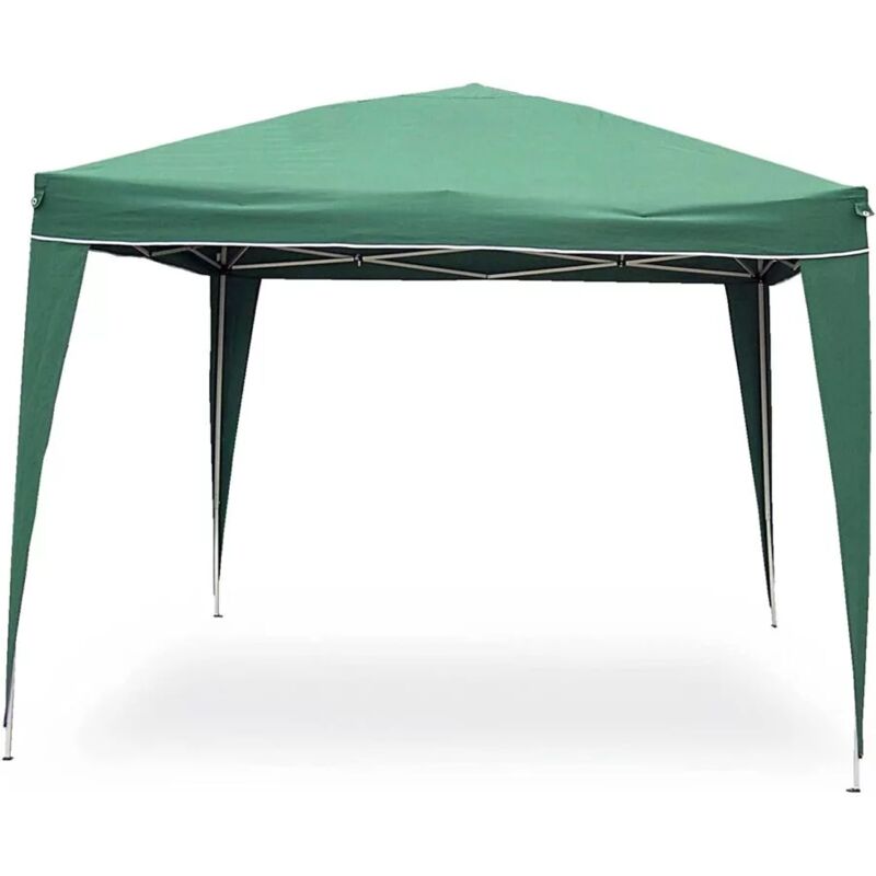 foto del prodotto gazebo da esterno essenza pop up pieghevole colore verde, 3x3 metri