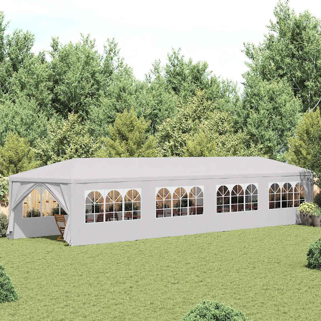 foto del prodotto gazebo da giardino 3x12 m bianco