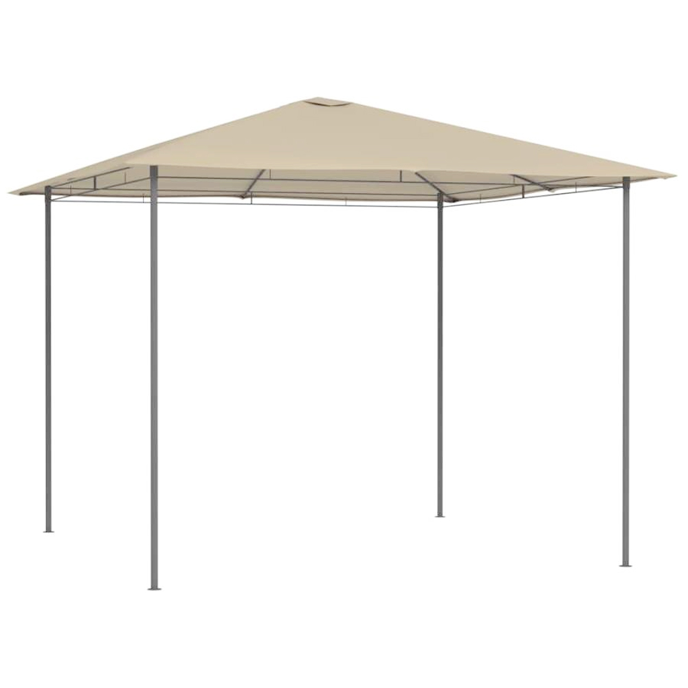 foto del prodotto gazebo da giardino 3x3 cm sabbia per esterno copertura in poliestere resistente