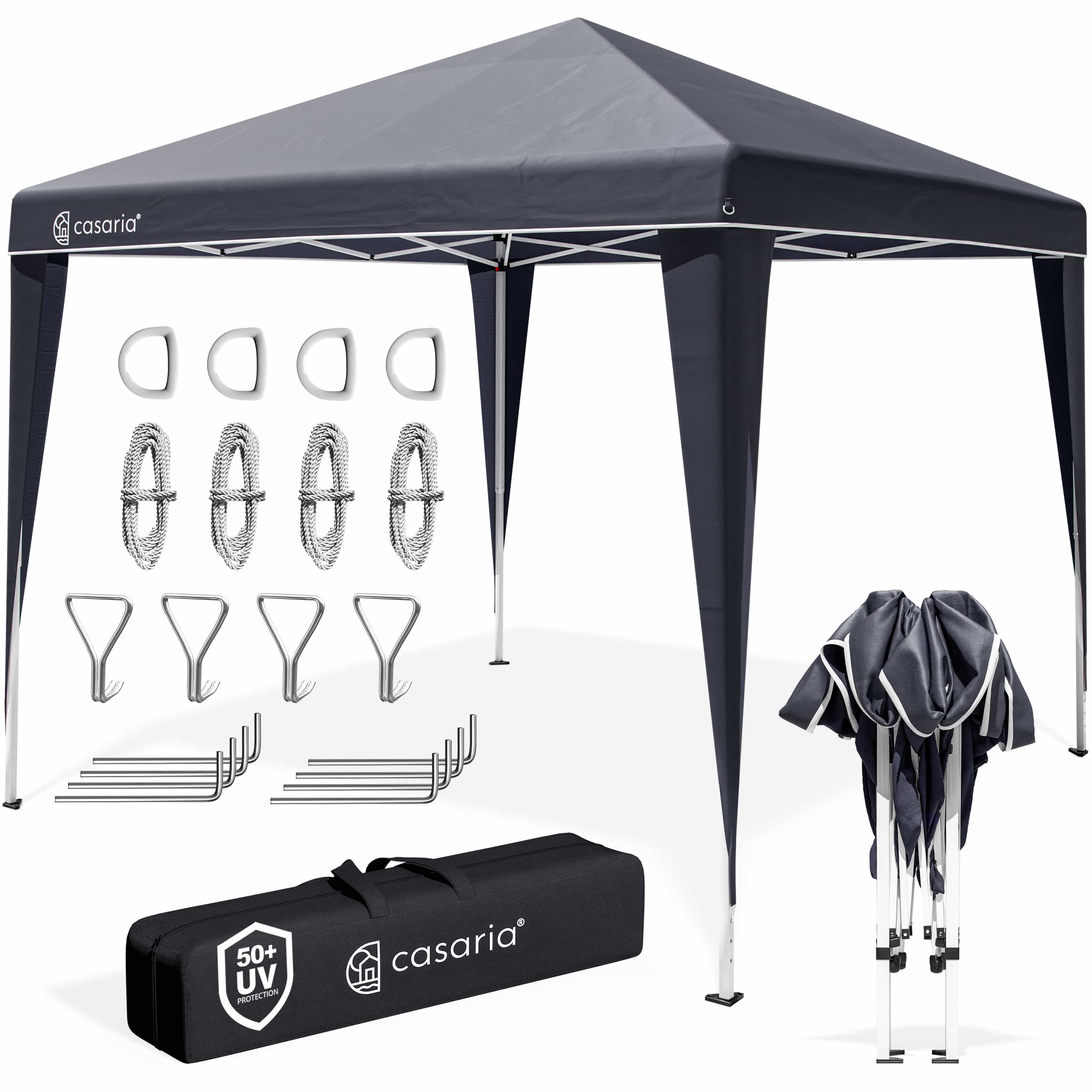 foto del prodotto gazebo da giardino capri antracide 3x3m