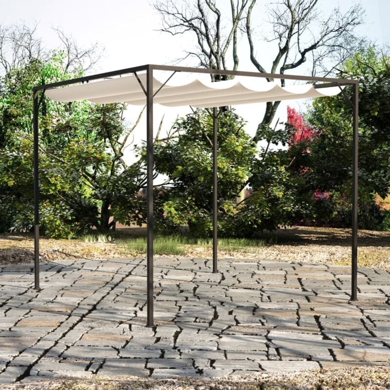 foto del prodotto gazebo da giardino con tettuccio retrattile