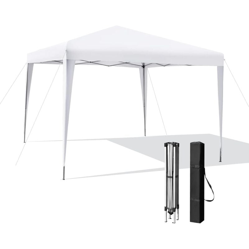 foto del prodotto gazebo da giardino pieghevole, gazebo da esterno impermeabile e resistente, altezza regolabile, tenda gazebo per fiere, mercato, campeggio