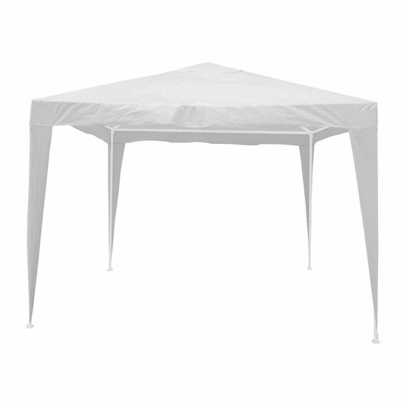 foto del prodotto gazebo eco 3x3 m in acciaio bianco