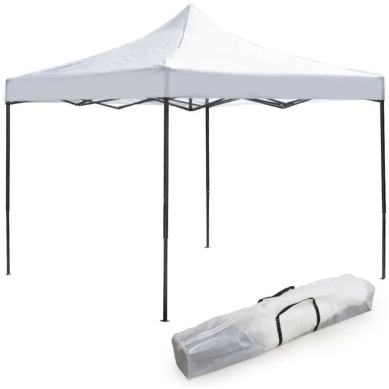 foto del prodotto gazebo estensibile 3x3 cilvani modello vietri - colore bianco