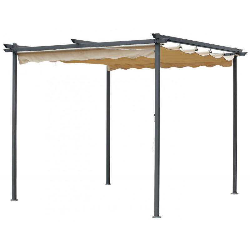 foto del prodotto gazebo hobart 3x3m beige casa collection