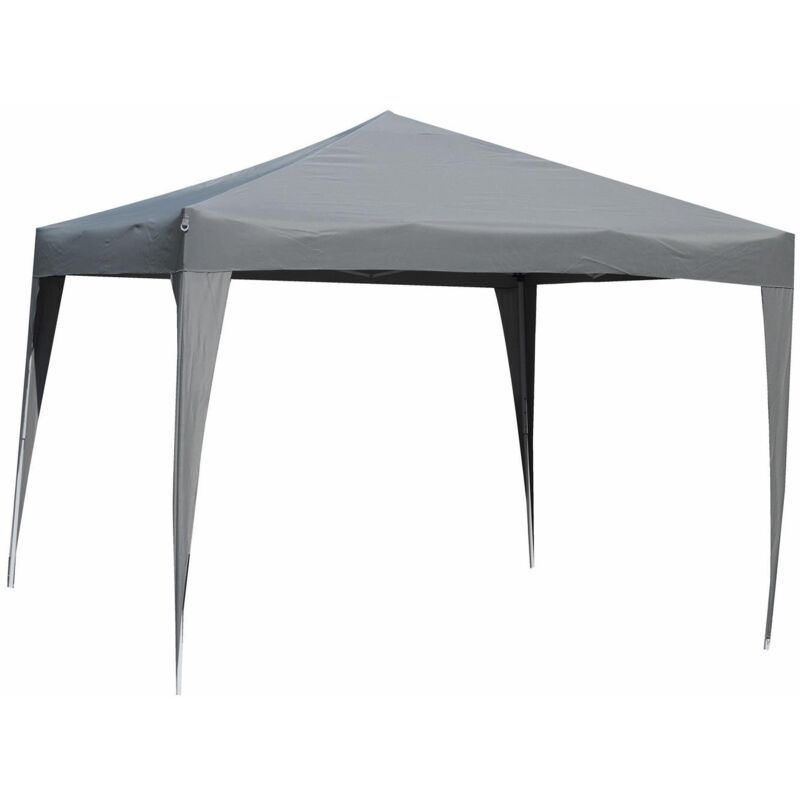 foto del prodotto gazebo in acciaio grigio mod. in poliestere 160g