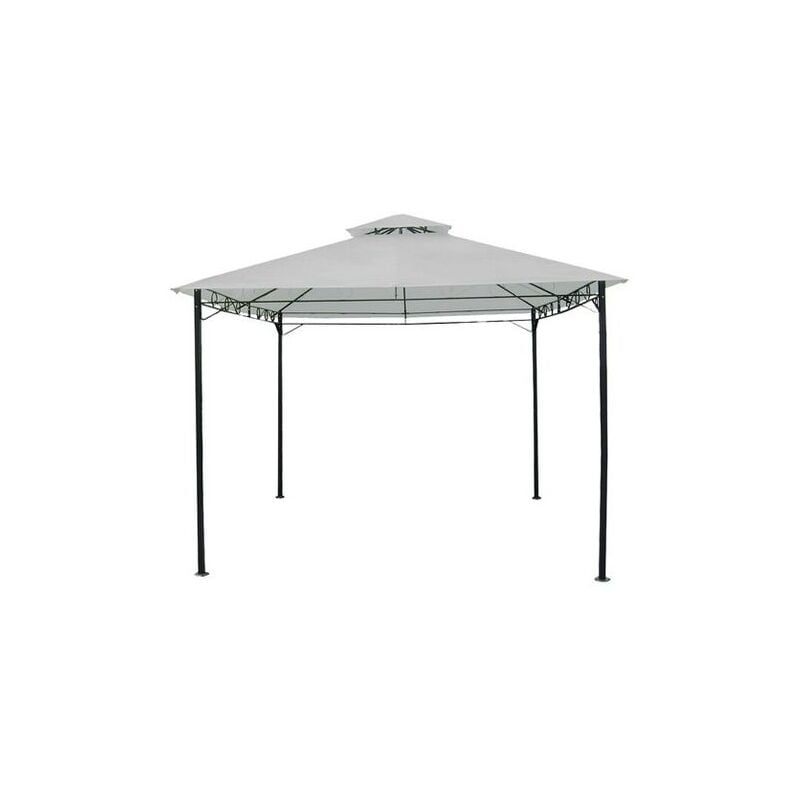 foto del prodotto gazebo in metallo echos misura 3x3mt colore ecru arredo giardino esterno gazebi