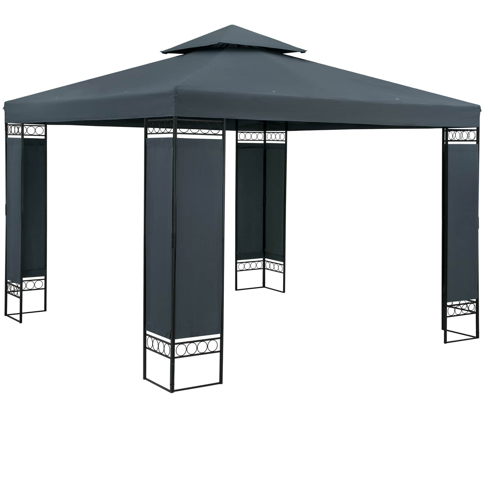foto del prodotto gazebo lorca antracite 3x3m