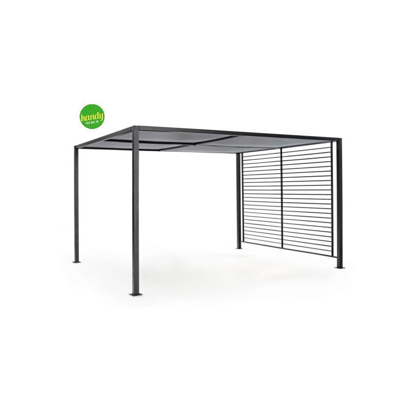 foto del prodotto gazebo noah bizzotto antracite 210 x 360 x 300 cm