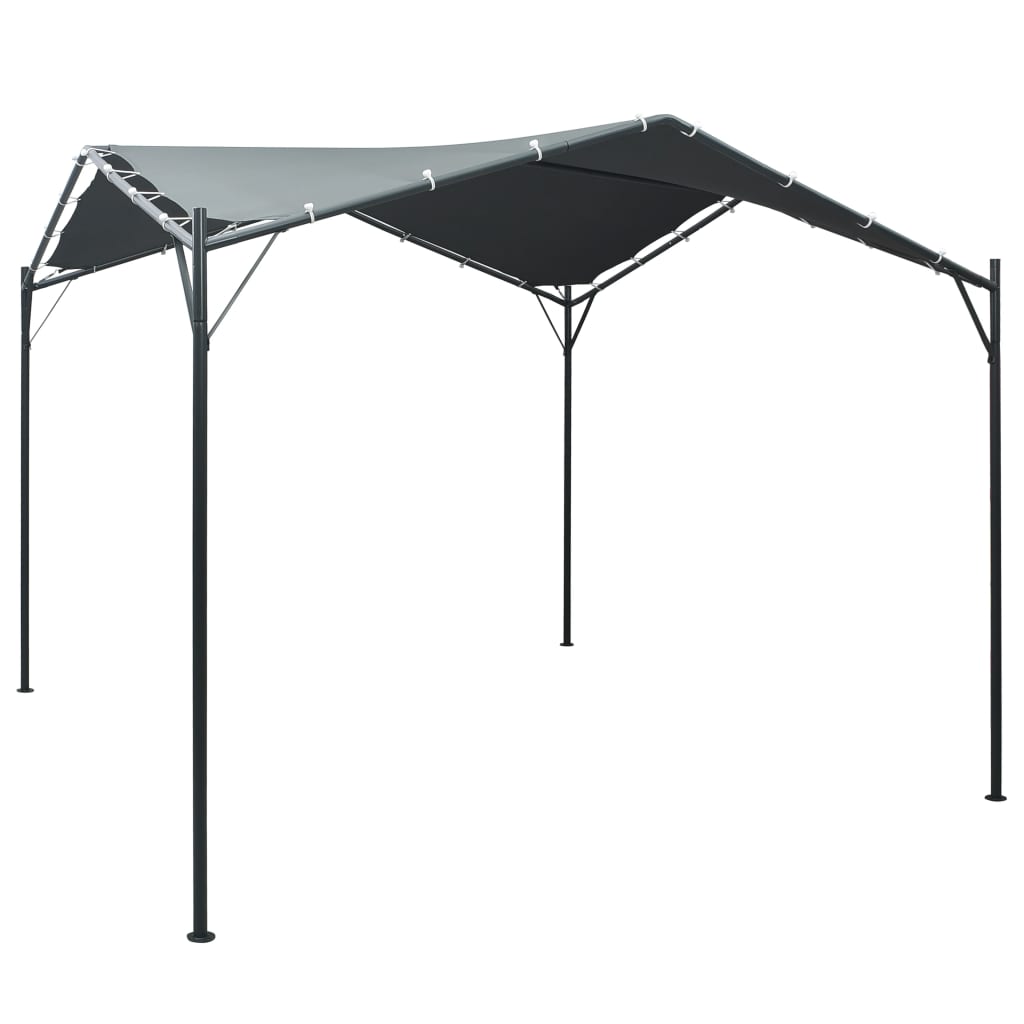 foto del prodotto gazebo padiglione tenda tettoia 3x3 m acciaio antracite