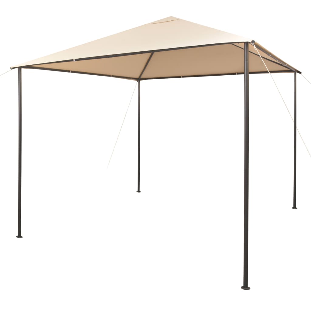 foto del prodotto gazebo padiglione tenda tettoia 3x3 m acciaio beige
