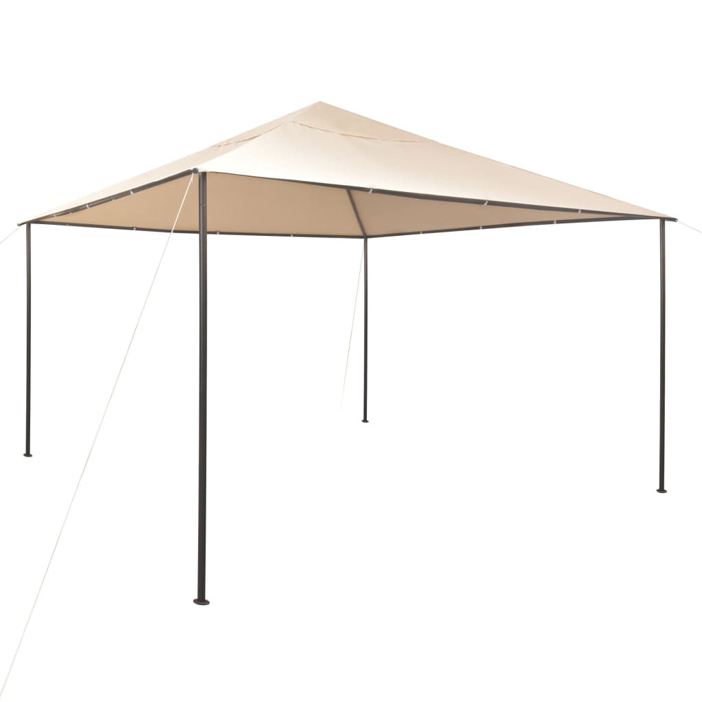 foto del prodotto gazebo padiglione tenda tettoia 4x4 m acciaio beige cod mxl 58861