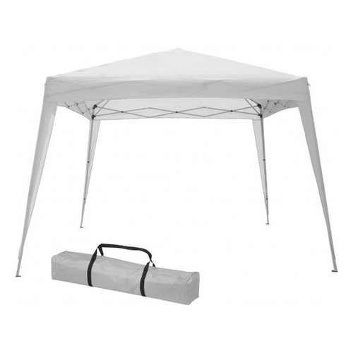 foto del prodotto gazebo pieghevole con borsa, colore bianco, 3x3 m