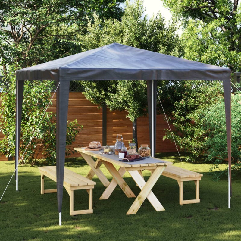 foto del prodotto gazebo professionale 2,5x2,5 m antracite 90 g m vidaxl