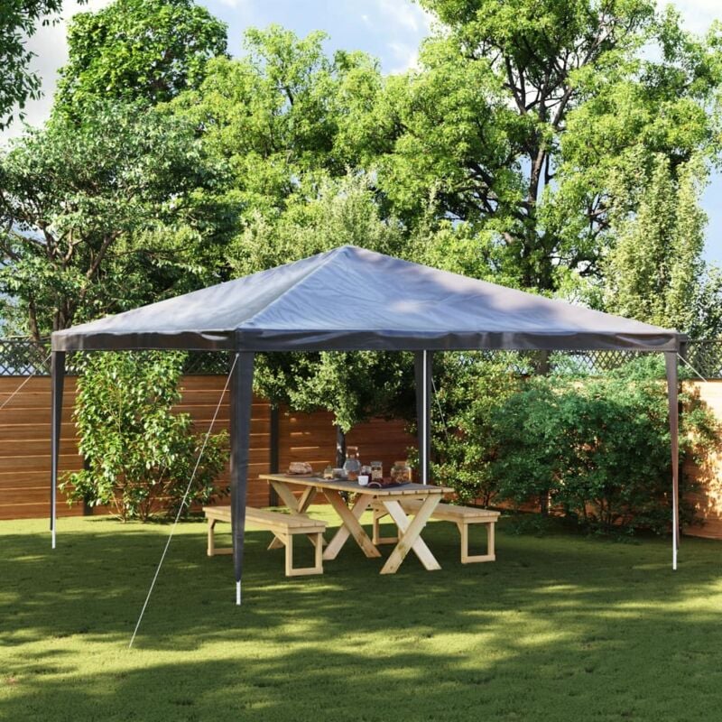 foto del prodotto gazebo professionale 4x4 m antracite 90 g m vidaxl