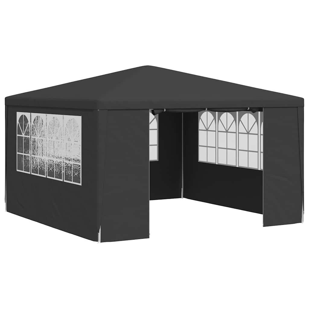 foto del prodotto gazebo professionale con pareti 4x4 m antracite 90 g m cod mxl 53143