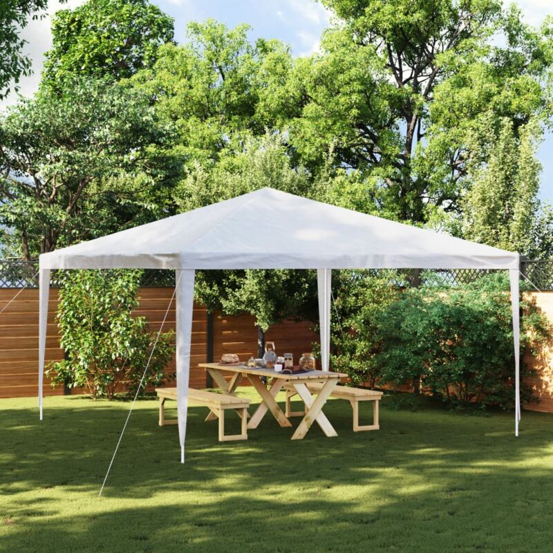 foto del prodotto gazebo professionale da giardino 4x4 m 90 g m resistente vari colori colore bianco