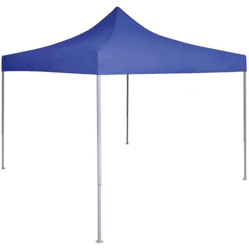 foto del prodotto gazebo professionale pieghevole 2x2 m in acciaio pieghevole vari colori colore blu