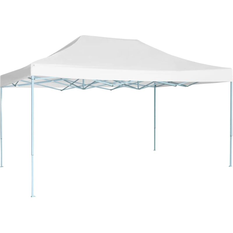 foto del prodotto gazebo professionale pieghevole 3x4m acciaio bianco vidaxl