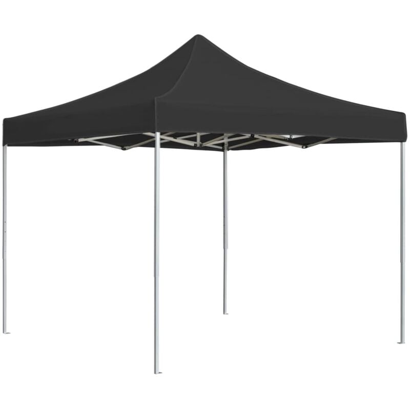 foto del prodotto gazebo professionale pieghevole alluminio 2x2 m antracite vidaxl