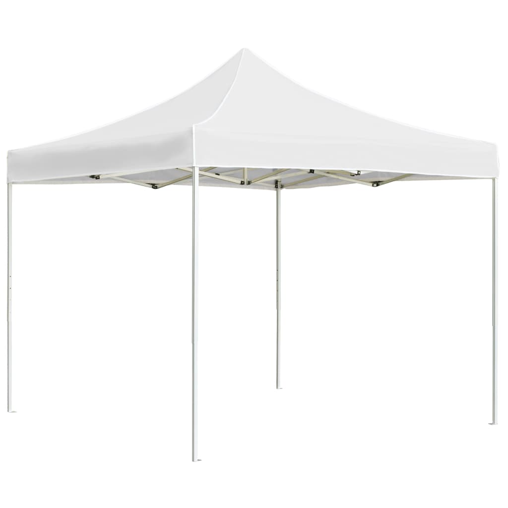 foto del prodotto gazebo professionale pieghevole alluminio 2x2 m bianco