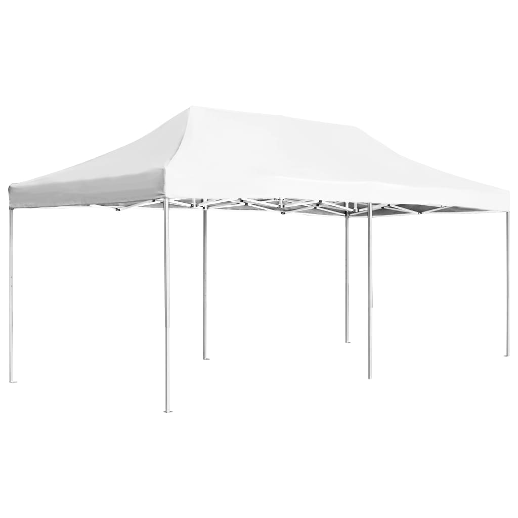 foto del prodotto gazebo professionale pieghevole alluminio 6x3 m bianco cod mxl 54884
