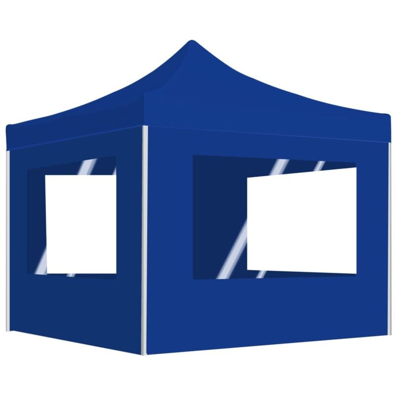 foto del prodotto gazebo professionale pieghevole alluminio con pareti 2x2m blucod mxl 70934
