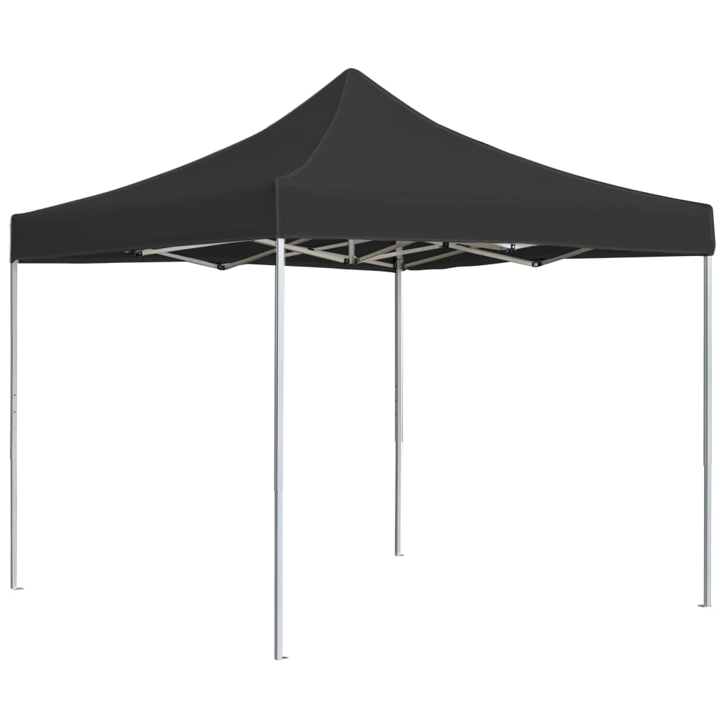 foto del prodotto gazebo professionale pieghevole in alluminio 3x3 m antracite cod mxl 54910