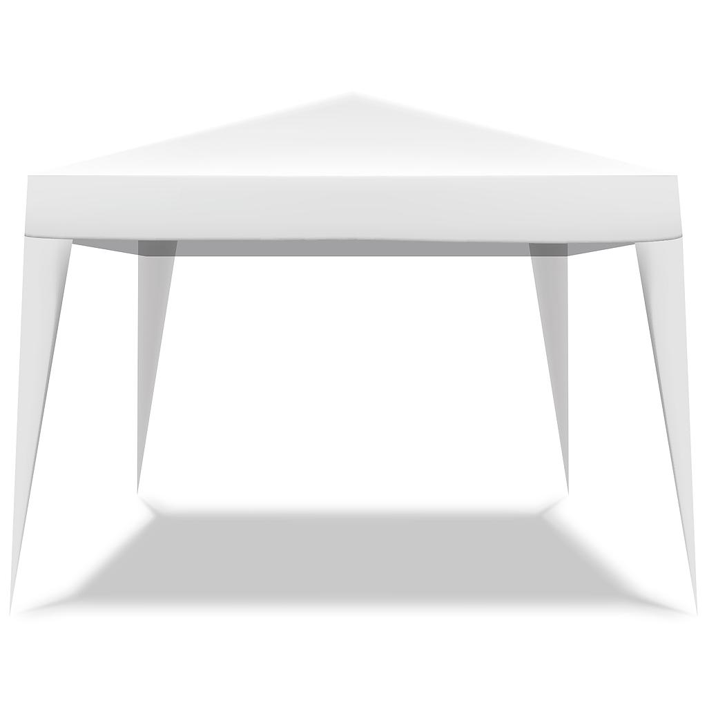 foto del prodotto gazebo richiudibile 3x3 pieghevole a fisarmonica automatico mercato tenda con sacca colore bianco