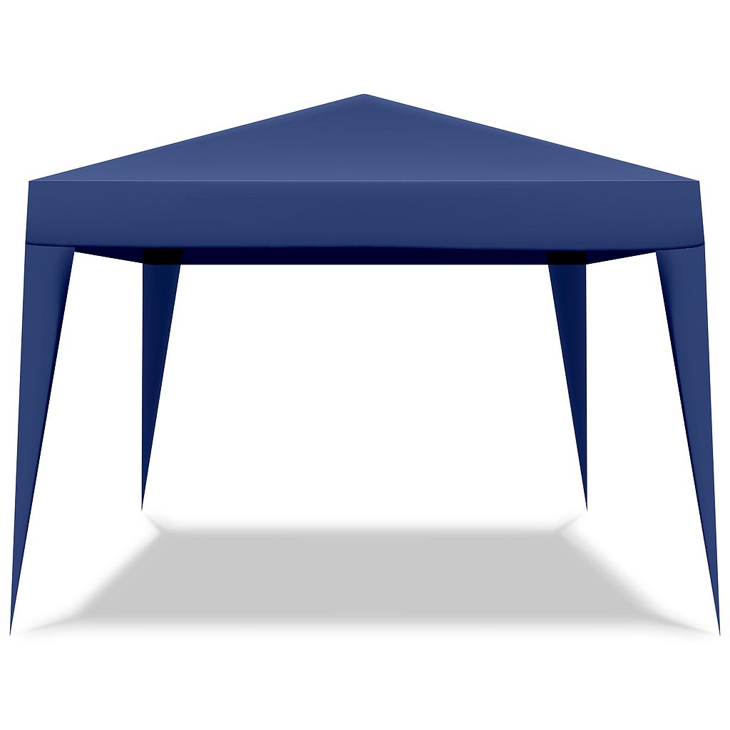 foto del prodotto gazebo richiudibile 3x3 pieghevole a fisarmonica automatico mercato tenda con sacca colore blu