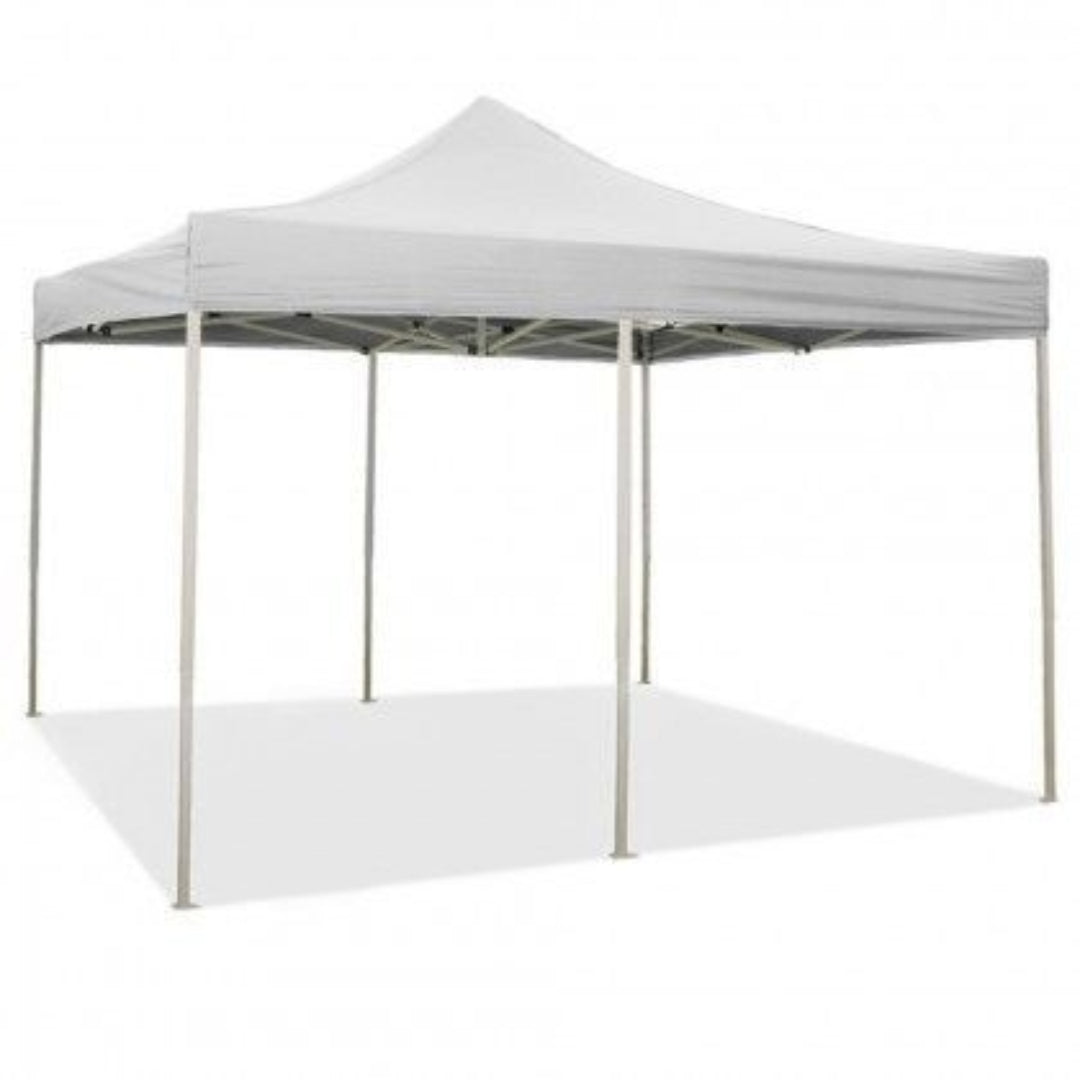 foto del prodotto gazebo richiudibile pieghevole 3 x 6 bianco ricoperto in pvc impermeabile