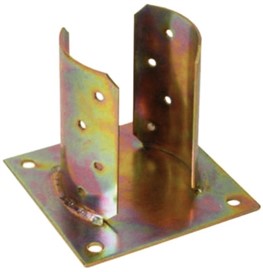 foto del prodotto gazebo supporto da avvitare x palo tondo mm. 80