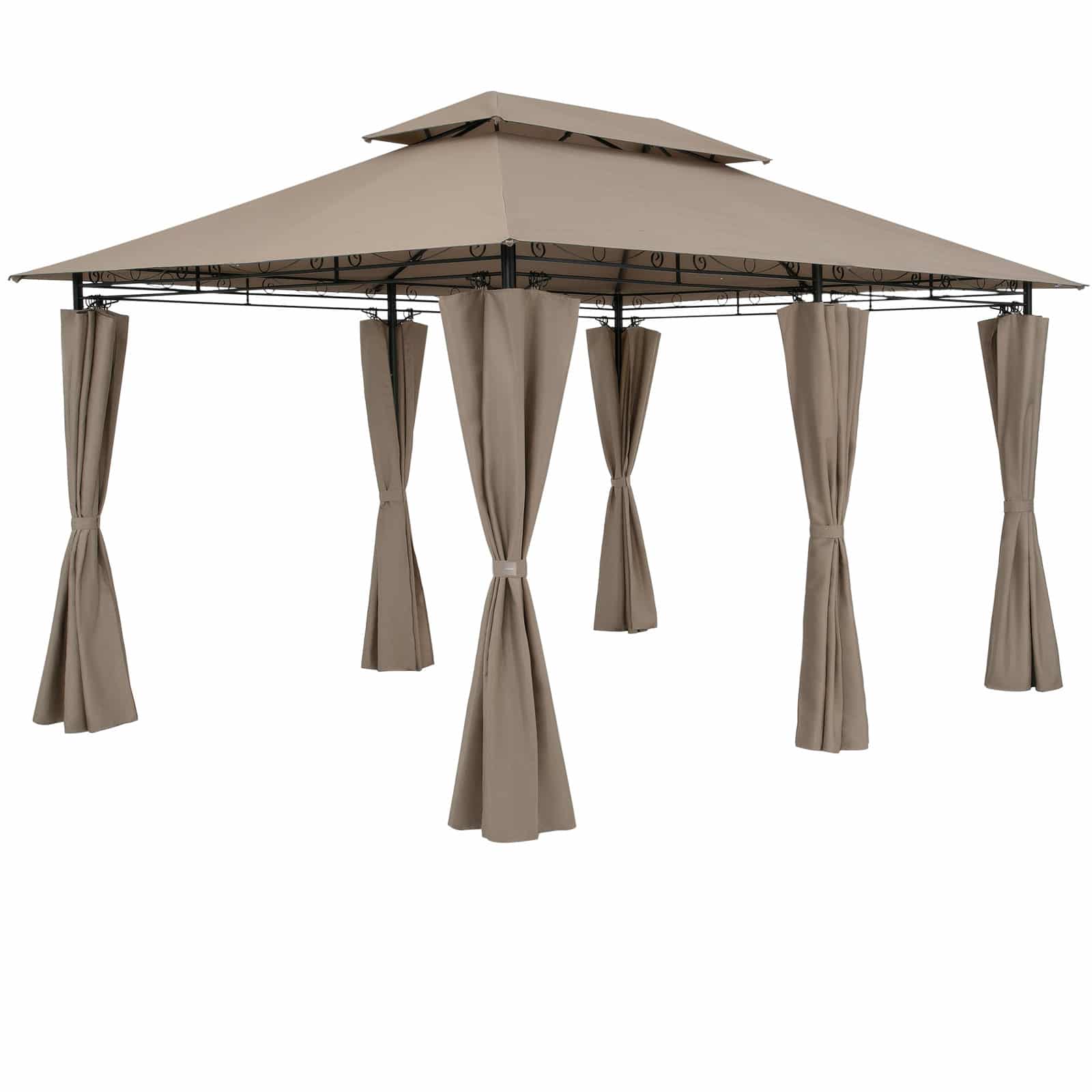 foto del prodotto gazebo topas 3x4m tortora
