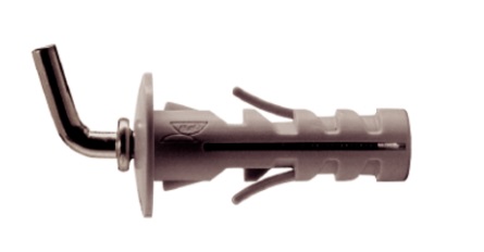 foto del prodotto gb tassello nylon c gancio corto ca 9 40 1 t.sb confezione da pezzi 100