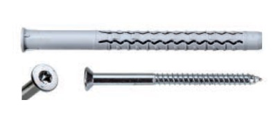 foto del prodotto gb tassello nylon prol.gx-l t.fur 8x80 c vite tx30 confezione da pezzi 75