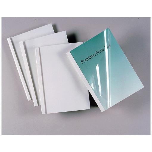 foto del prodotto gbc copertine per rilegatura termica standard 3 mm bianche 100 
