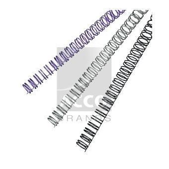 foto del prodotto gbc spirali metalliche wirebind argento 14 mm 100 - rg810997