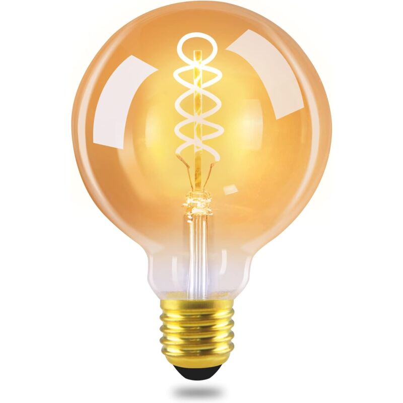 foto del prodotto gbly ampoule led e27 lampe g95 vintage, ampoule edison 4w, 2200k blanc chaud, ampoule filament r tro, ampoule conome en nergie pour maison