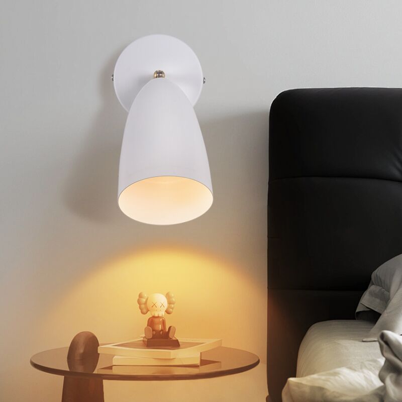 foto del prodotto gbly applique da parete per interni gu10 lampada da camera da letto applique da parete bianca moderna per corridoio lampada da cucina