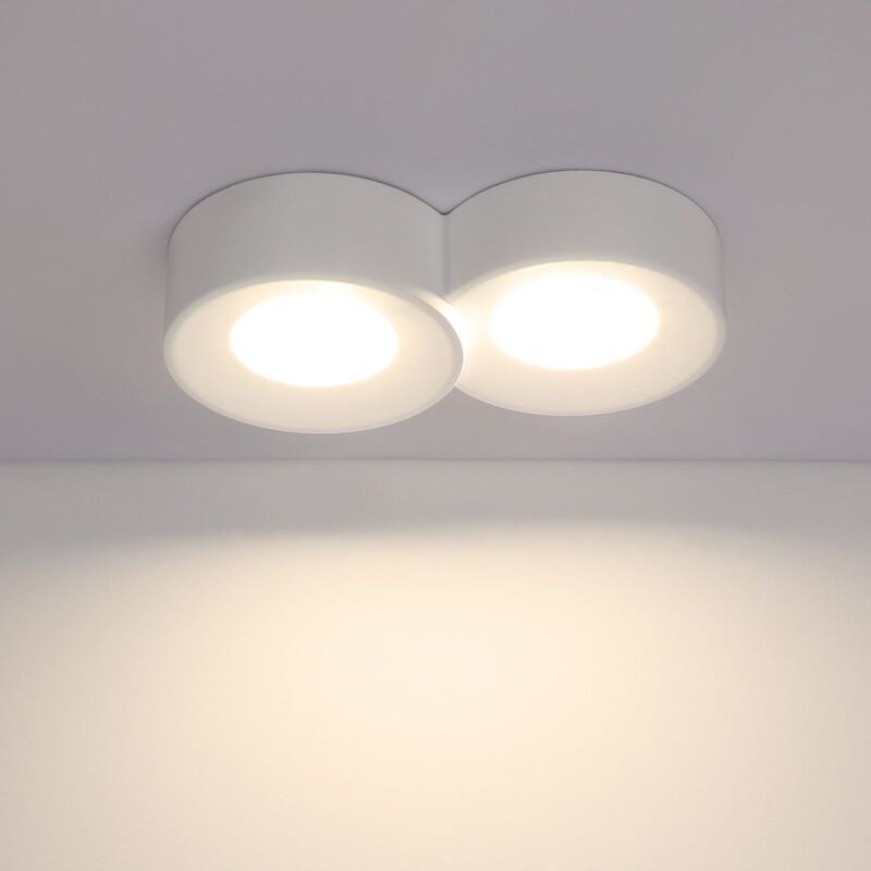 foto del prodotto gbly applique murale incasso, spot incasso rotondo, lampada da soffitto, corridoio, moderno, 2 lampade, gx53, max. 10w, spot da soffitto incasso,