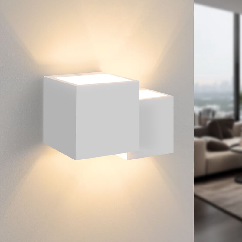 foto del prodotto gbly applique murale interna lampada a muro g9 design moderno up down applique murale di corridoio lampade di scala di casa di luce bianca