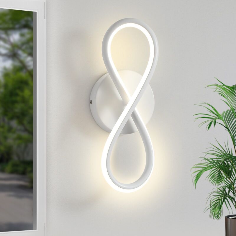 foto del prodotto gbly applique murale led d interno moderna applique murale per scaletta camera da letto salotto corridoio design cool 7w design curvo appliques