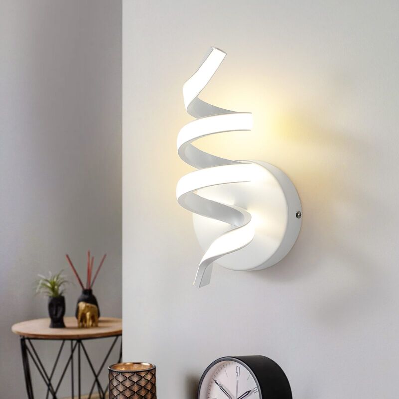 foto del prodotto gbly applique murale led interno scala salotto camera da letto corridoio design moderno applique murale 7w appliques murales bianche bagno bianco